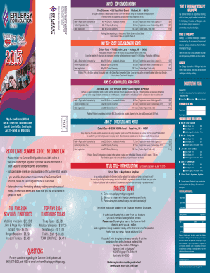 Summer Stroll for Epilepsy Registration Form