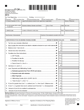 Georgia Nonresident Composite Tax Return