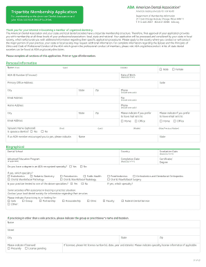 Tripartite Membership Application