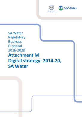 Business proposal pdf example - SA Water Regulatory Business Proposal 2016-2020 Attachment