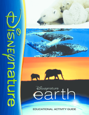 Disneynature Earth Educational Activity Guide