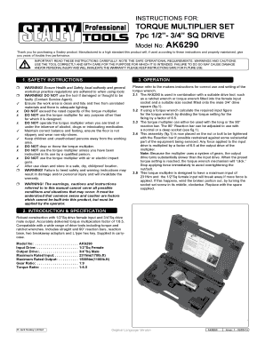 7pc 12- 34 SQ DRIVE Model No AK6290 - Sealey - Home