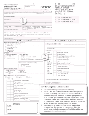 Cytology Requisition Form