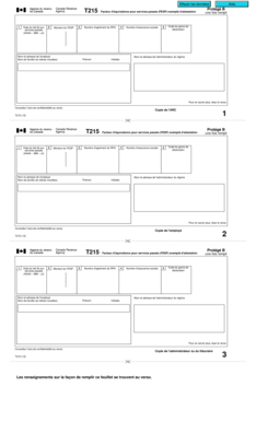 T215 Past Service Pension Adjustment Form