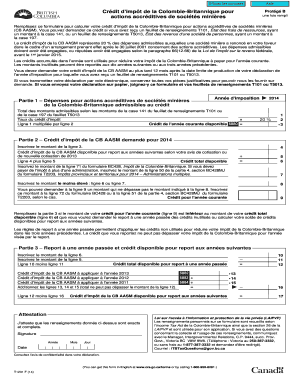 Crédit d'impôt de la Colombie-Britannique pour actions accréditives de sociétés minières