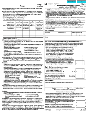 Déclaration simplifiée des particuliers pour 2014 – Cotisations excédentaires versées à un REER