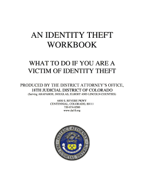 Identity Theft Workbook