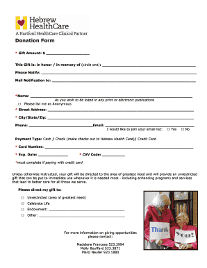 Donation Form
