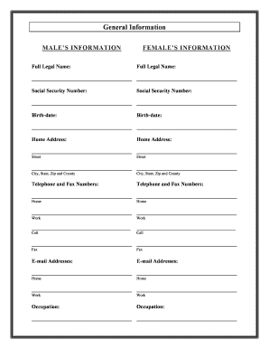 Estate Planning Questionnaire