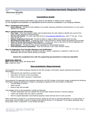 Reimbursement Request Form