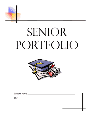 Senior Portfolio Template