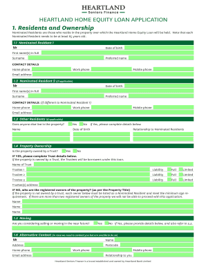 Heartland Home Equity Loan Application