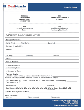 Donation Form