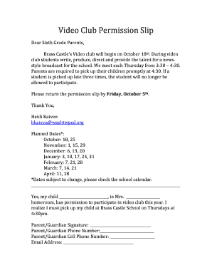 write up slips
