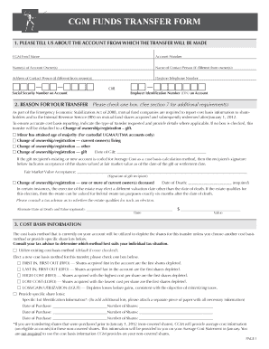 CGM Funds Transfer Form