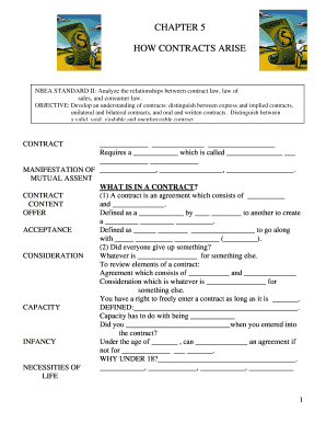 Contract Law Study Guide