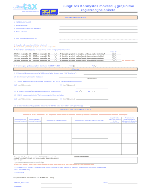 UK Tax Refund Registration Form