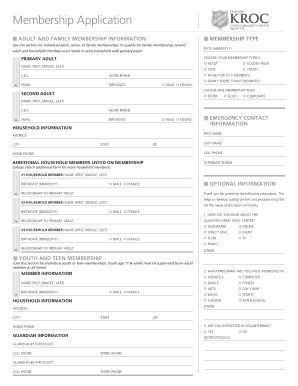 Membership Application