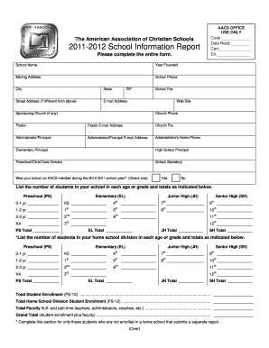 AACS School Information Report