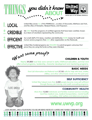 United Way Virginia Peninsula Donation Form