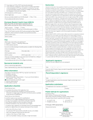 Perth Institute of Business and Technology Application Form