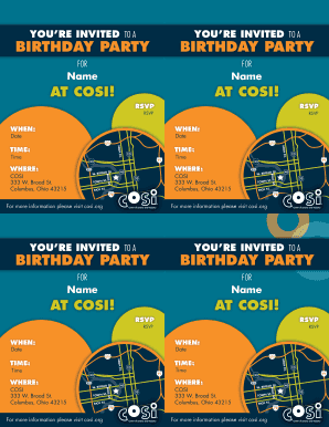 Birthday Party Invitation