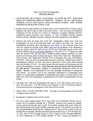 OFFICIAL RULES DOES NOT INCREASE ODDS OF WINNING SUBJECT TO