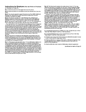 IRS Form W-2 Wage and Tax Statement