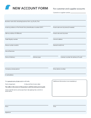 Supplier Registration Form