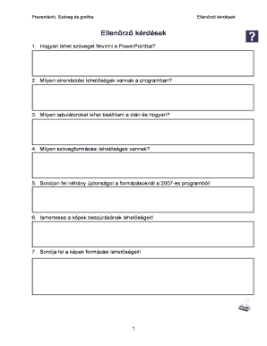 PowerPoint Text and Graphics Review Questions