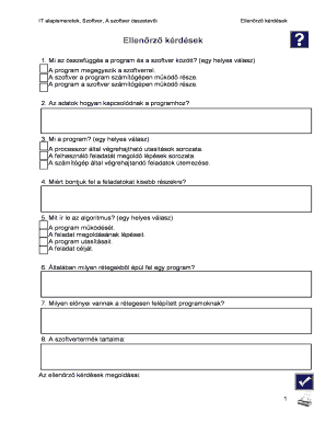 IT Basics Software Components Quiz