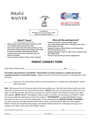 BikeEd Hawaii Waiver