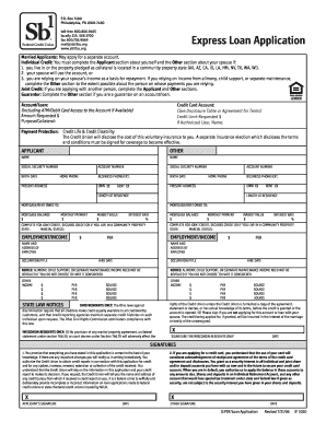 Express Loan Application