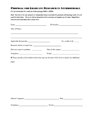research outline templates
