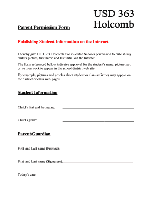 Parent Permission Form