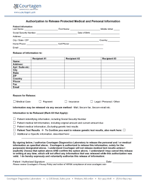 Authorization to Release Medical Information