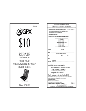 Shopko Rebate Template 3 per-rev