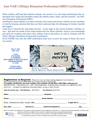 Military Relocation Professional Certification Course