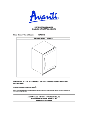 Instruction Manual - Appliances Connection