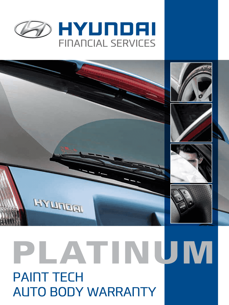 Fillable Online Paint tech auto body warranty - Hyundai Fax Email Print ...