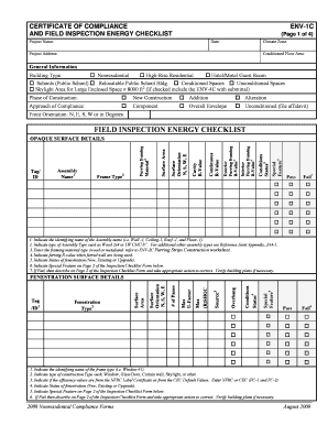 California Nonresidential Energy Compliance Form