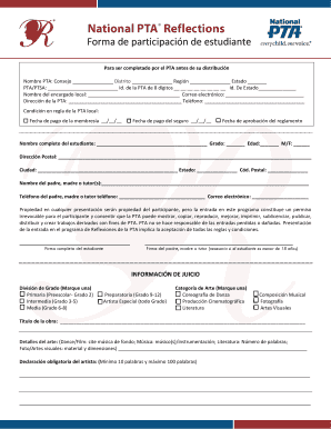 Forma de participación de estudiante