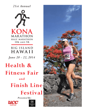 2014 KM HFFPacket - Kona Marathon Events
