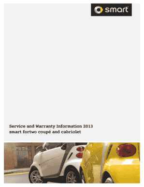 smart fortwo Service and Warranty Information