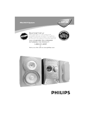 Philips Warranty Registration Card