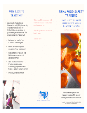 NEHA Food Safety Training