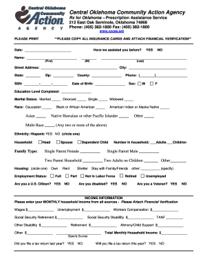 Rx for Oklahoma Prescription Assistance Application