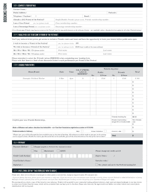 Festival Friend Membership Application