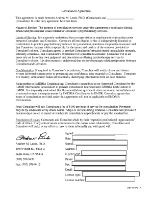 Consultation Agreement