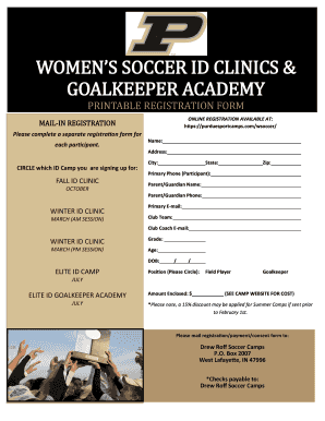 WOMENS SOCCER ID CLINICS amp GOALKEEPER ACADEMY
